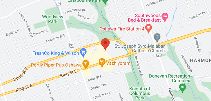 map of #3 -650 KING ST E